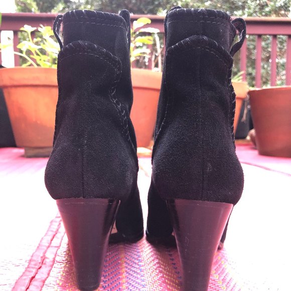 Karl Lagerfeld Suede Booties Size 7.5 - Picture 5 of 16